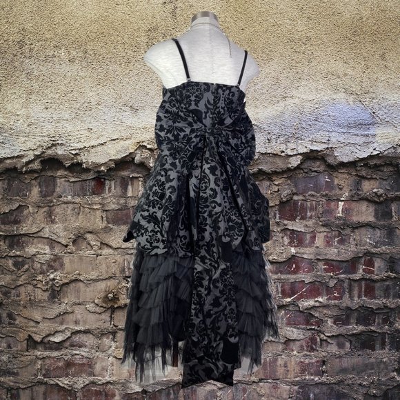 Hell Bunny Burlesque Victorian Lavintage Gothic Tulle Prom Ball Wedding Dress - Picture 5 of 9